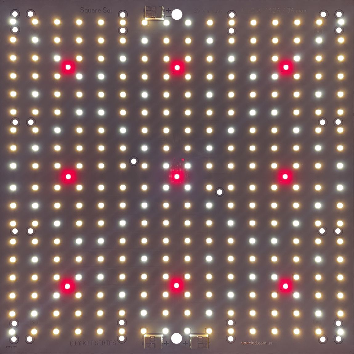 Светодиодный модуль Square Sol 228x228 V3 для освещения растений